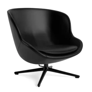 Hyg Lounge-Sessel Niedrig mit Drehgestell schwarzes Aluminium Tilt Ultra Hyg Lounge-Sessel Niedrig mit Drehgestell schwarzes Aluminium Tilt Ultra