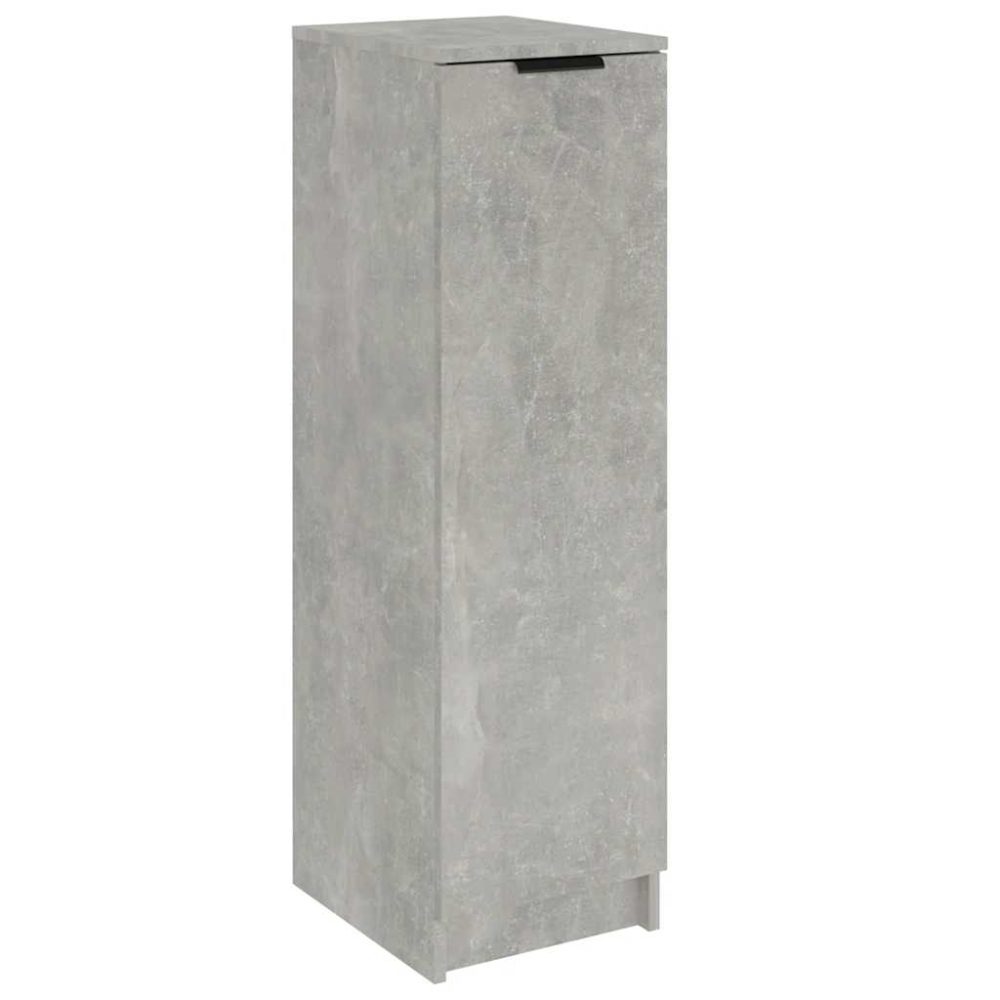 Shoe Cabinet Concrete Grey 30x35x100 cm Engineered Wood – Image 2