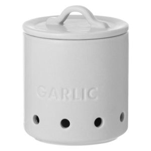 LADELLE Vorratstopf Essentials Garlic weiss Keramik ø 10×10 cm LADELLE Vorratstopf Essentials Garlic weiss Keramik ø 10×10 cm