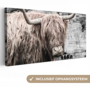 Highlander écossais – Vintage – Boek – Toile – 40×20 cm – Décoration murale Highlander écossais – Vintage – Boek – Toile – 40×20 cm – Décoration murale