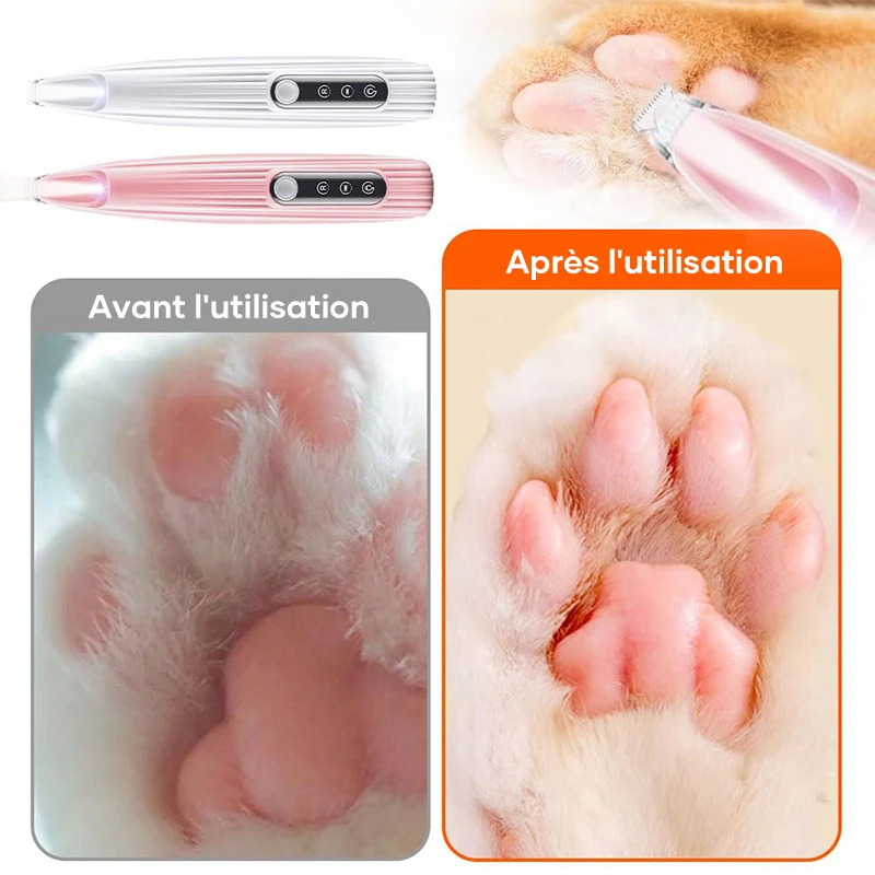 Rasoir de pieds LED pour animaux de compagnie – Image 3
