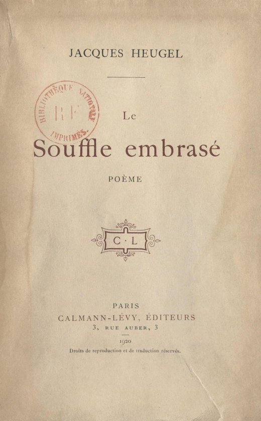 Le souffle embraséEbook