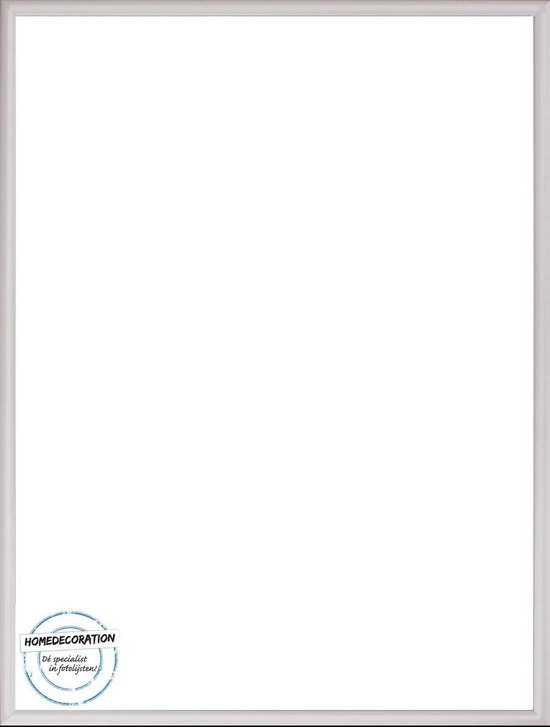 Homedecoration Almelo - Cadre photo - Format photo - 69 x 100 cm - Argent mat