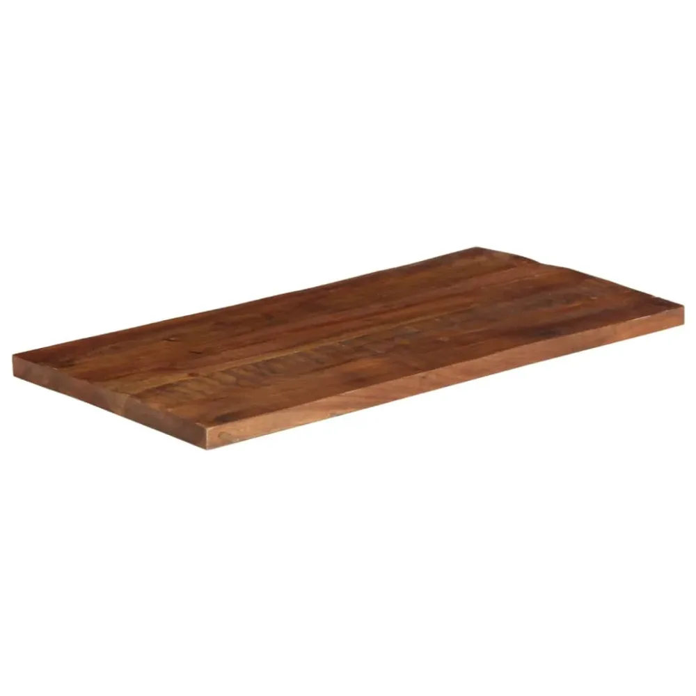 Table Top 120x70x2.5 cm Rectangular Solid Wood Reclaimed – Image 2
