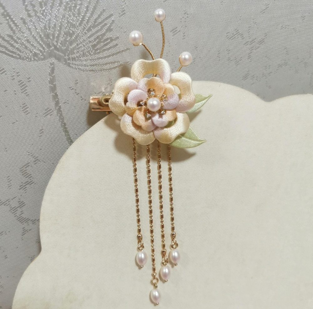 Chenmeng Handmade Hairclip - Silk Hairclip(Chanhua) – Image 2
