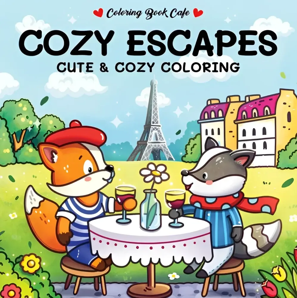 Cozy Escapes- Cute & Cozy Colouring Book Cozy Escapes- Cute & Cozy Colouring Book