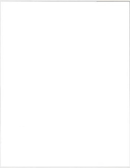 Homedecoration Misano - Cadre photo - Format photo - 64 x 85 cm - Blanc mat