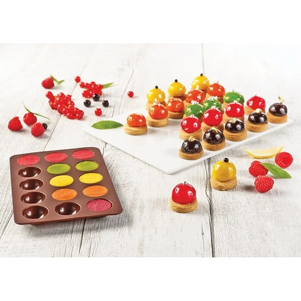 Flexi'plaque silicone 15 mini demi-sphères 3 cm Mathon – Image 3