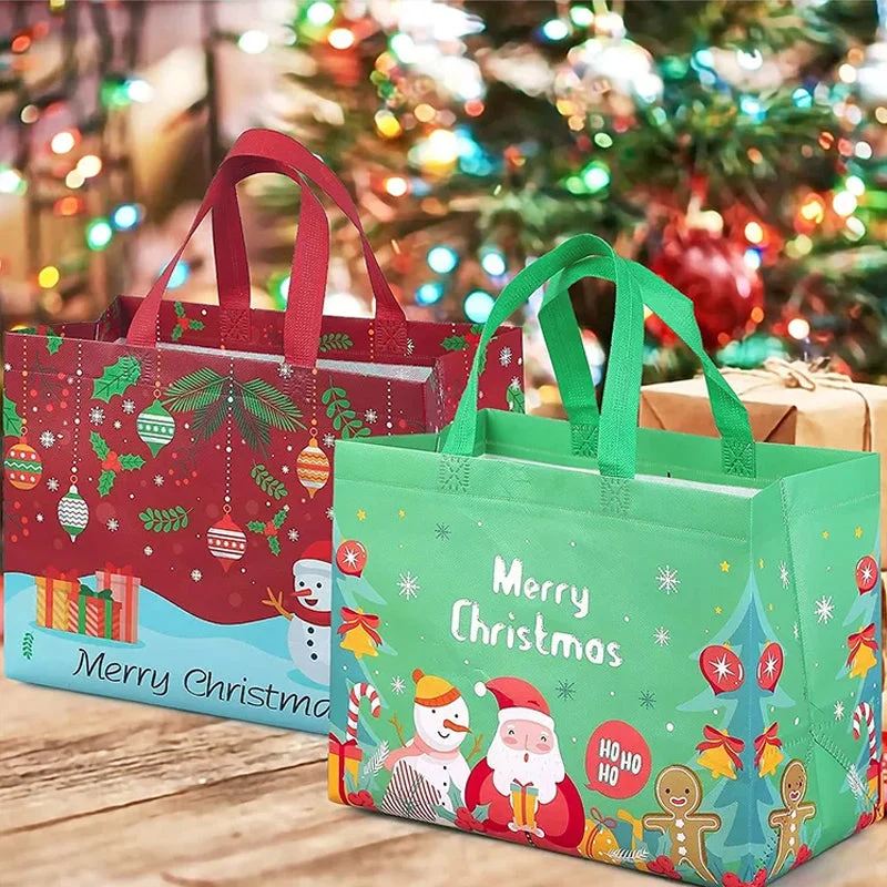 Sac fourre-tout de Noël avec poignée