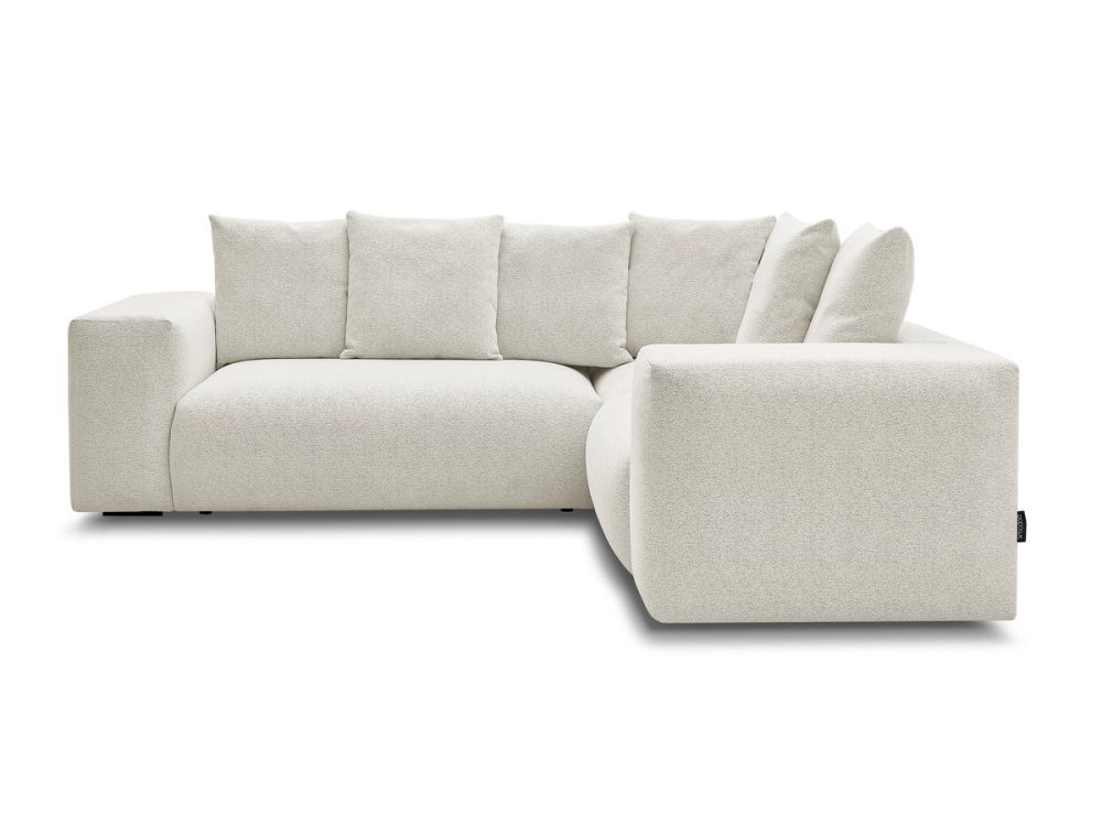 Canape d'angle fixe modulable VOLTAIRE avec 1 chauffeuse 2 places, 1 angle et 1 chauffeuse 1 place tissu chine – Image 2