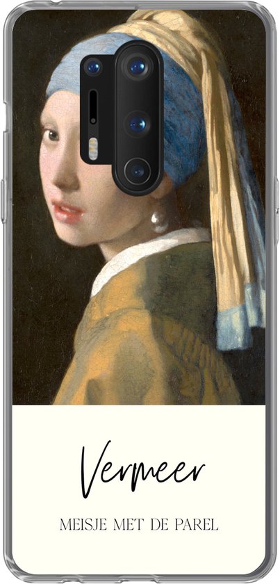 OnePlus 8 Pro - Fille à la perle - Vermeer - Coque de téléphone en Siliconen