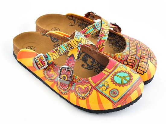 GOBY Clogs met I'm Going To Never Come Back – Handgemaakt – Hoge Kwaliteit – Maat 40