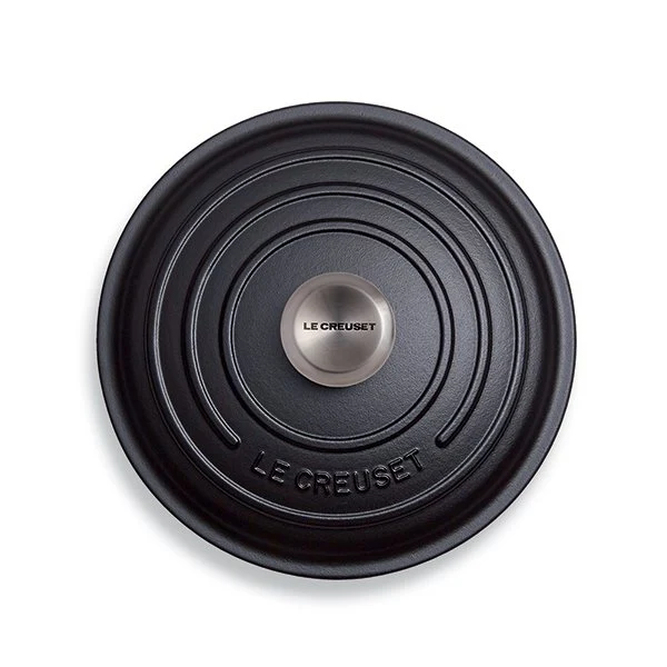 Cocotte fonte rond 24 cm noir Le Creuset – Image 2