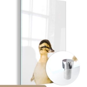 MuchoWow® Peinture sur verre 120×180 cm – Peinture sur verre acrylique – Canard – Jaune – Animaux – Nature – Photo sur verre – Peintures MuchoWow® Peinture sur verre 120×180 cm – Peinture sur verre acrylique – Canard – Jaune – Animaux – Nature – Photo sur verre – Peintures