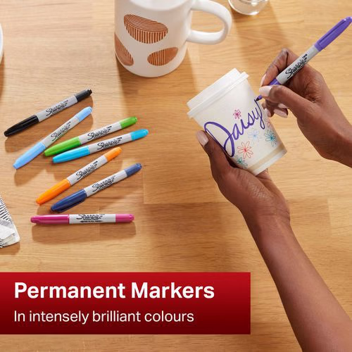 Marqueur permanent Sharpie Twin Tip 2 tailles de pointes – Image 2