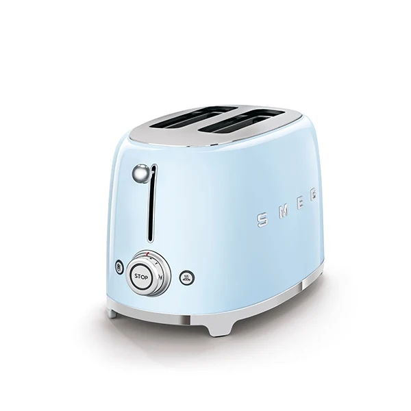 Toaster 2 tranches bleu azur 950 W TSF01PBEU Smeg – Image 3