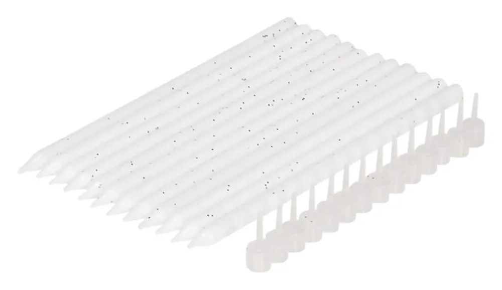 PATISSE Geburtstagskerzen weiss 12 Stück 14 cm