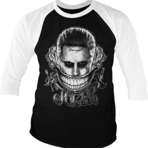 Haut Raglan DC Comics Suicide Squad – S- Joker – Zwart/ Wit endommagé Haut Raglan DC Comics Suicide Squad – S- Joker – Zwart/ Wit endommagé