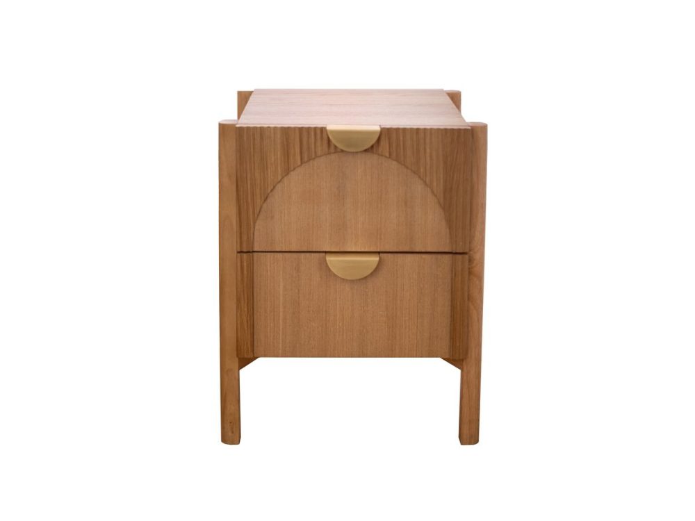 Table de chevet LOLA plaque frene