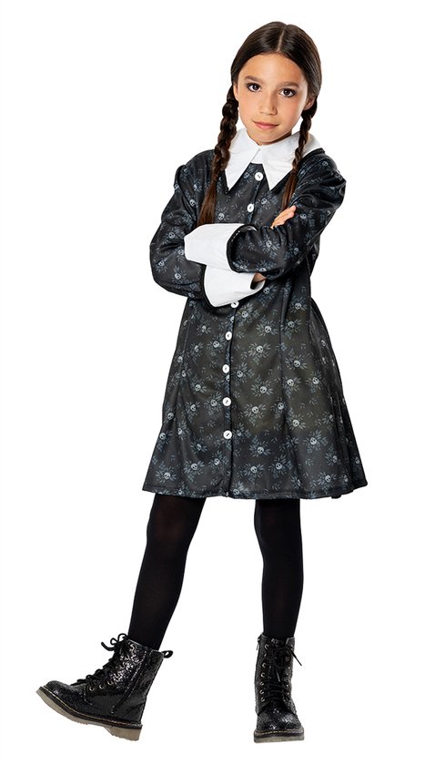 La famille Addams Dress Up Dress Filles Mercredi Taille 128-140