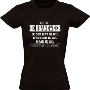 Je suis avec les pompiers T-shirt femme | anniversaire | Cadeau Je suis avec les pompiers T-shirt femme | anniversaire | Cadeau
