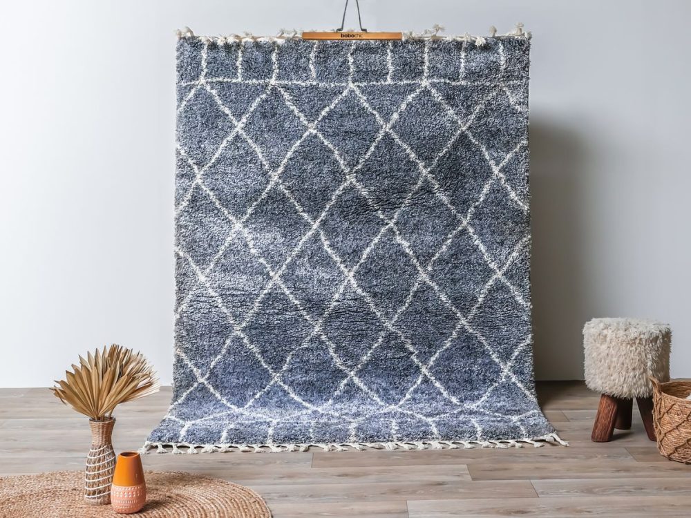 Tapis shaggy LIVKA motif berbere – Image 2
