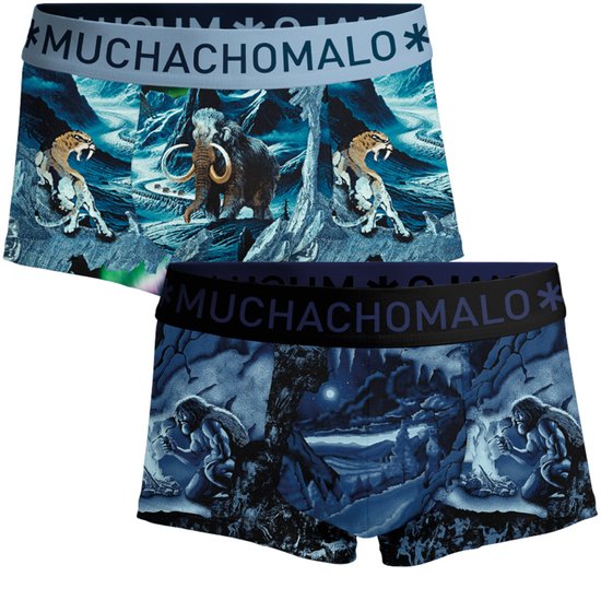 Muchachomalo Boxers pour hommes - Pack de 2 - Taille M - 95% Katoen - Caleçons pour hommes