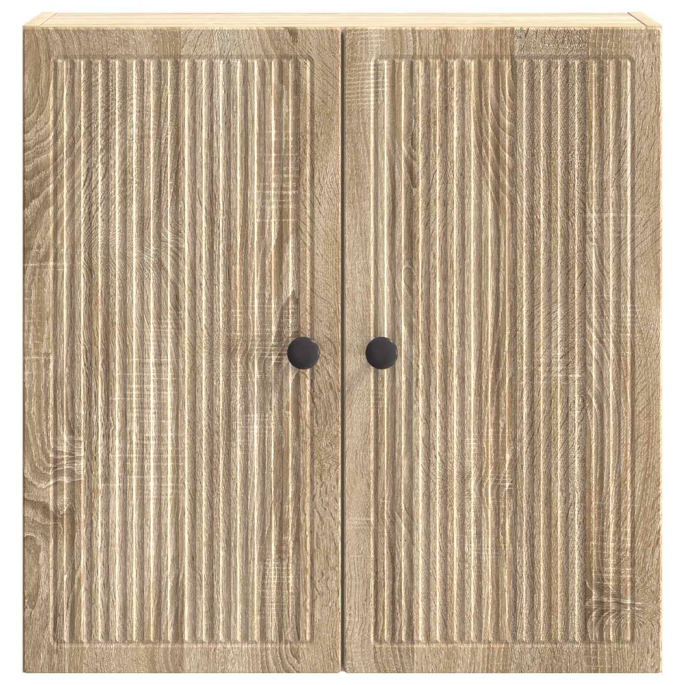 Wall-Mounted Cabinet Sonoma Oak 59 x 31 x 60 cm Engineered Wood – Image 3