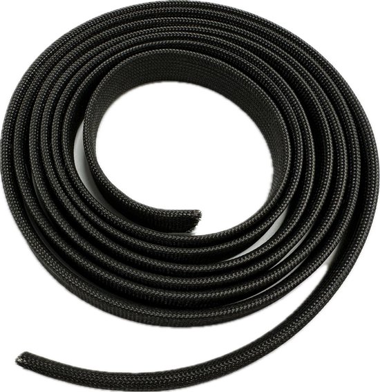 Housse Premium résistante à la chaleur Zwart jusqu'à 550 °C - 10 mm x 2,5 m