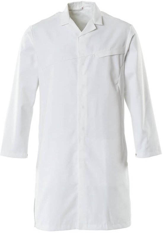 Mascot Food & Care, manteau long 20354-442 - blanc/vert vif - S