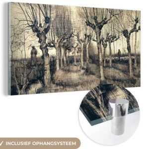 MuchoWow® Peinture sur Verre – Bouleaux Têtards – Vincent van Gogh – 80×40 cm – Peintures sur Verre Acrylique – Photo sur Glas MuchoWow® Peinture sur Verre – Bouleaux Têtards – Vincent van Gogh – 80×40 cm – Peintures sur Verre Acrylique – Photo sur Glas