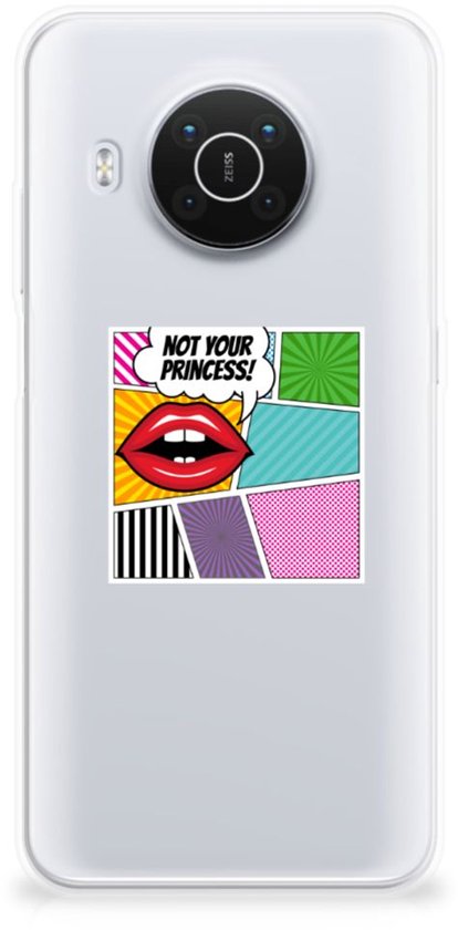 Housse TPU Silicone Etui pour Nokia X10 | X20 Coque Popart Princesse