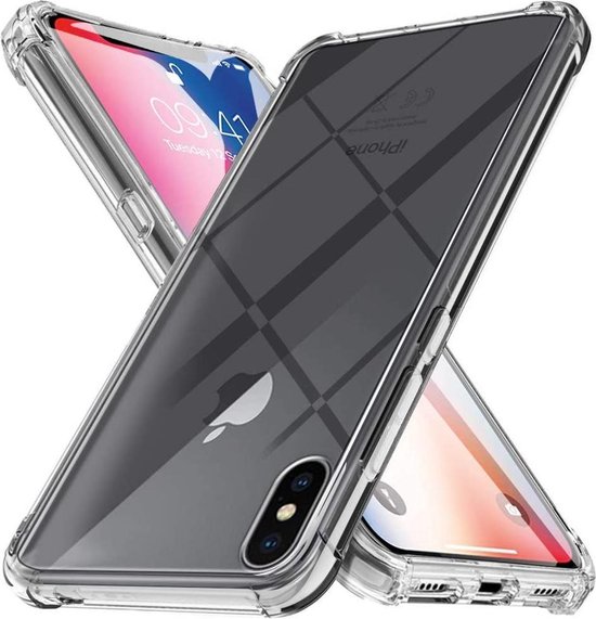 iPhone XS Max - Coque en silicone antichoc - Transparente