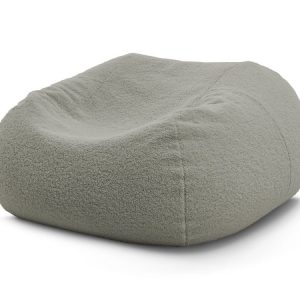 Pouf ultra moelleux MERIBEL tissu bouclette Pouf ultra moelleux MERIBEL tissu bouclette