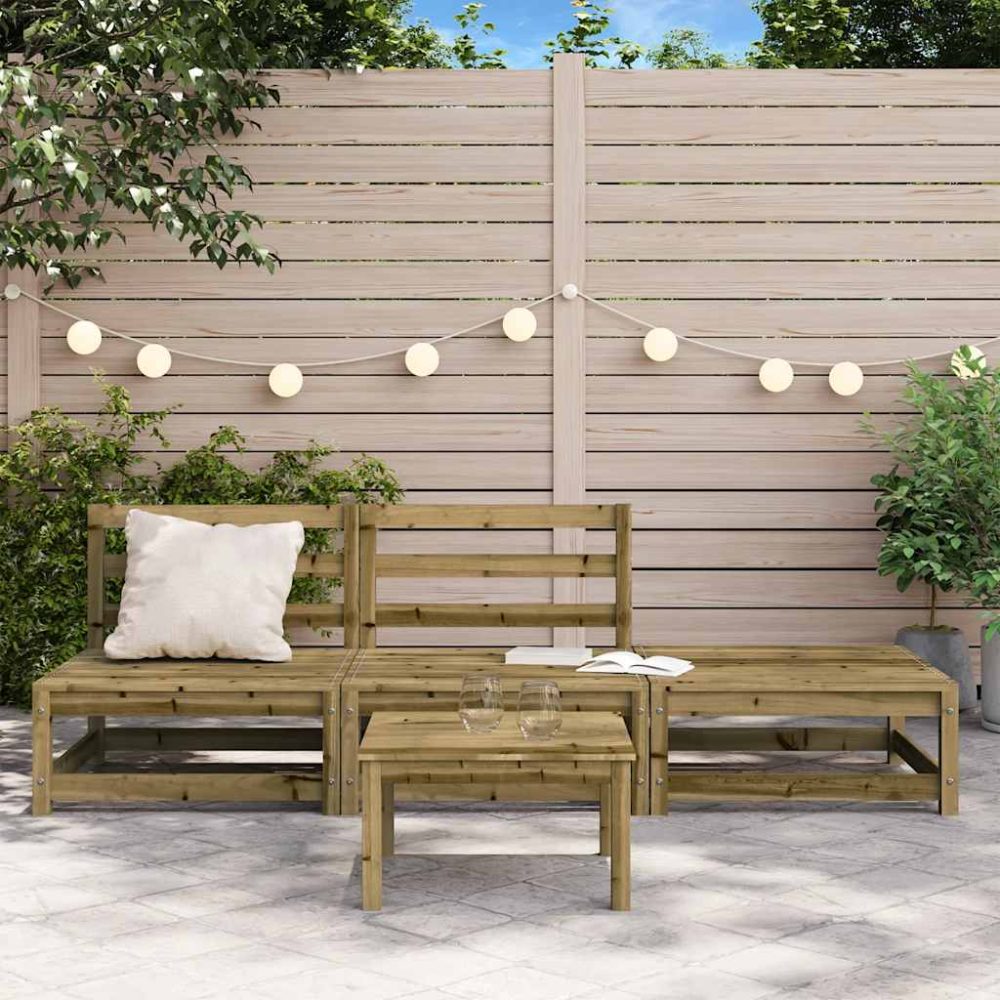 Garden Sofa | Natural Pine | Solid Impregnated Pine Wood – Image 3
