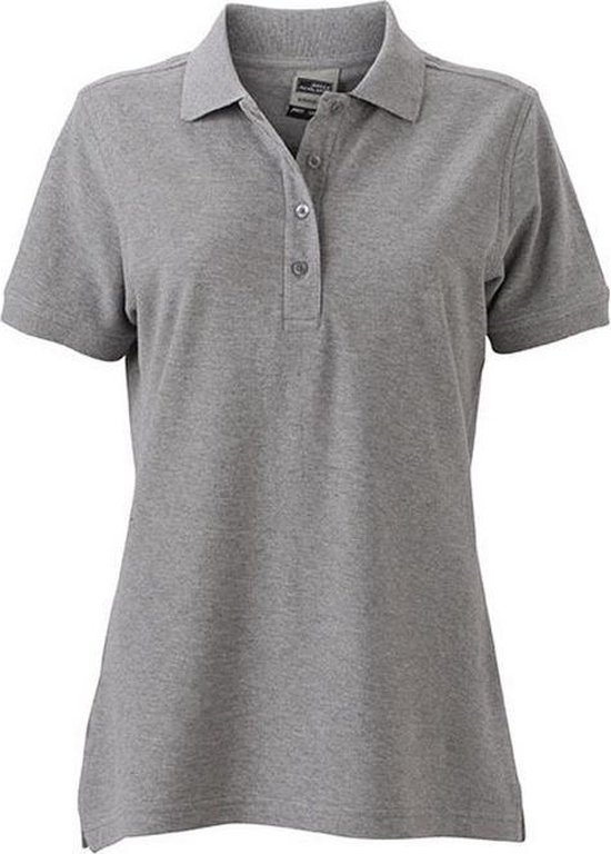James and Nicholson Ladies / Ladies Vêtements de travail Polo Shirt (Grey Heather)