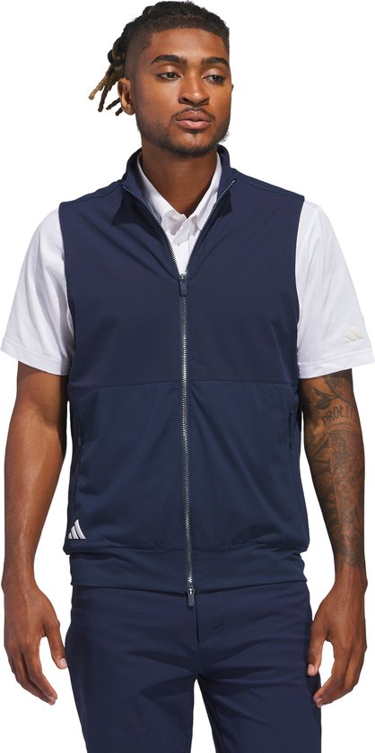adidas Performance Veste sans manches entièrement zippée Ultimate365 Tour - Hommes - Bleu - XS