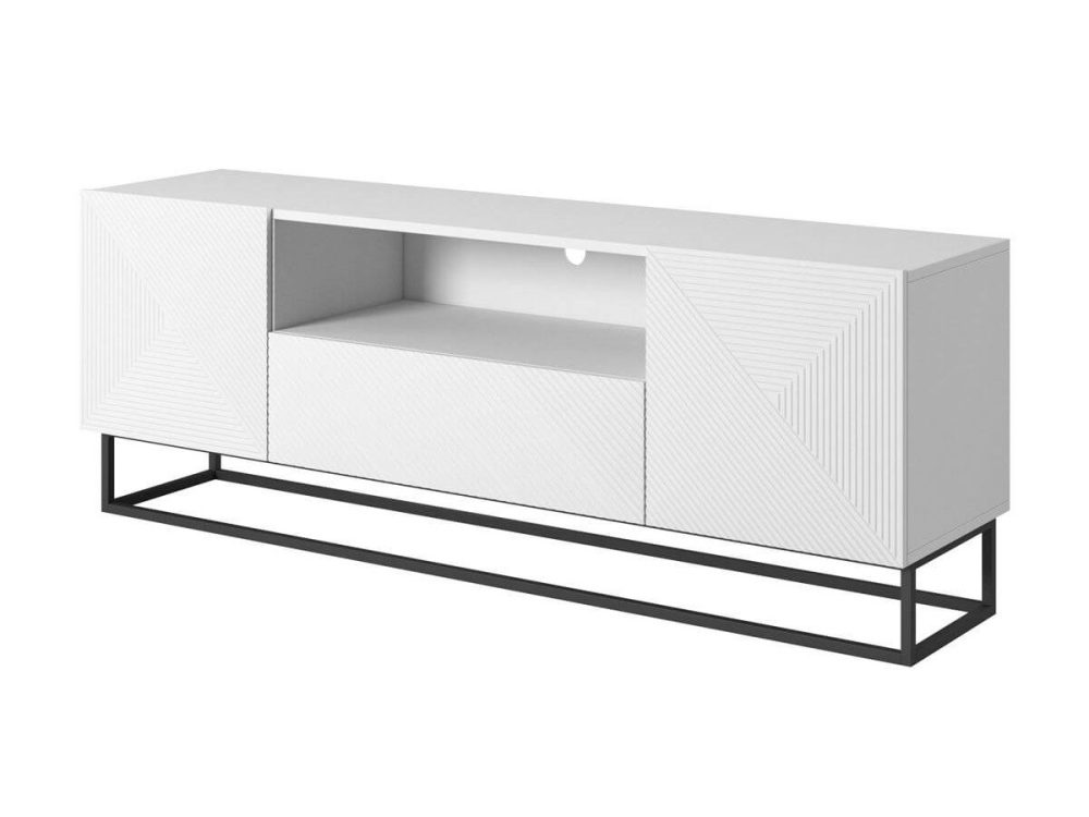 Meuble TV 167 cm ALICE pieds en metal
