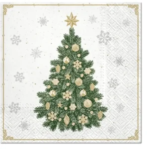 Servietten Lunch 20x Frosty Tree, 33×33 cm Servietten Lunch 20x Frosty Tree, 33×33 cm