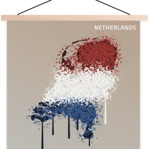 Illustration des Nederland aux couleurs du drapeau affiche école lattes plates vierges 40×40 cm – Tirage photo sur affiche textielposter (décoration murale salon / chambre) Illustration des Nederland aux couleurs du drapeau affiche école lattes plates vierges 40×40 cm – Tirage photo sur affiche textielposter (décoration murale salon / chambre)