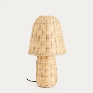 Tischlampe Neuda aus Rattan mit hellem Finish Tischlampe Neuda aus Rattan mit hellem Finish