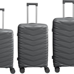 Nicomar Travelmaster ensemble de 3 valises L, M, S Valises rigides Anthracite avec doubles roulettes à roulement doux et serrure à combinaison 3x Valise Hardcase Anthracite Nicomar Travelmaster ensemble de 3 valises L, M, S Valises rigides Anthracite avec doubles roulettes à roulement doux et serrure à combinaison 3x Valise Hardcase Anthracite