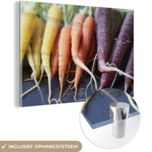 MuchoWow® Peinture sur verre 90×60 cm – Peinture sur verre acrylique – Le fond des racines colorées – Photo sur verre – Peintures MuchoWow® Peinture sur verre 90×60 cm – Peinture sur verre acrylique – Le fond des racines colorées – Photo sur verre – Peintures
