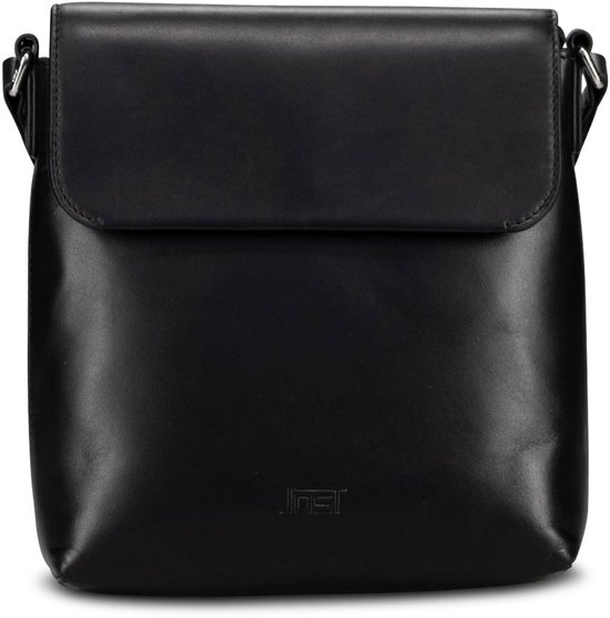 JOST Cuir sac à épaule bandoulière Arva Shoulder Bag Black noir