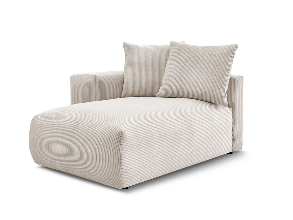 Meridienne avec accoudoir pour canape modulable VOLTAIRE