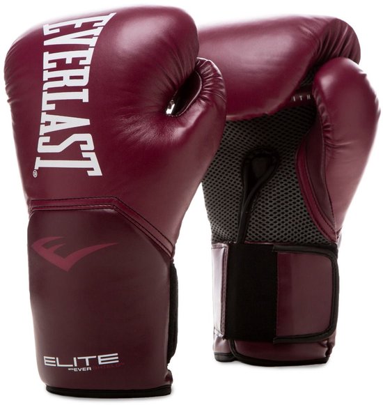 Gloves de boxe Everlast Elite 2 Bordeaux - 10 oz