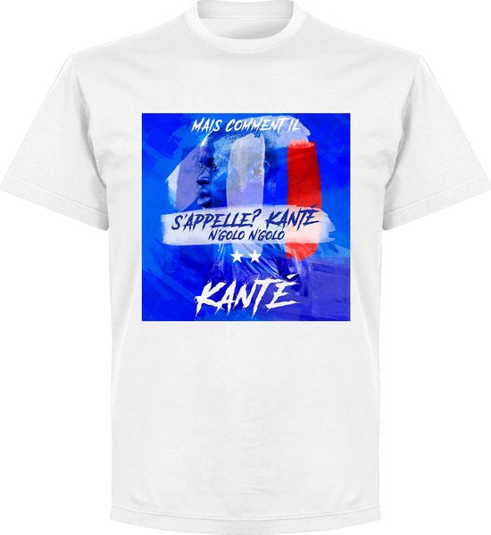 Kanté Comment s'appelle-t-il ? T-Shirt - Wit - 3XL