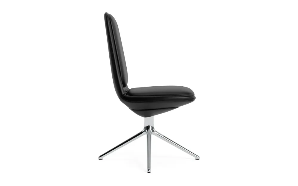 Off Chair niedrig mit Drehgestell 4B aluminium mit kissen Ultra – Image 3