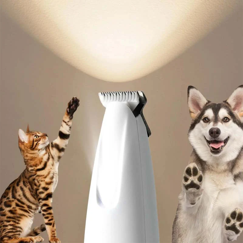 Rasoir de pieds LED pour animaux de compagnie