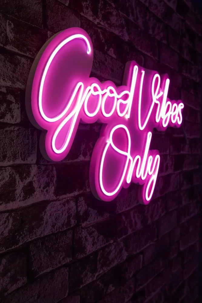 Good Vibes Only 2 Wandleuchte - Rosa – Image 3